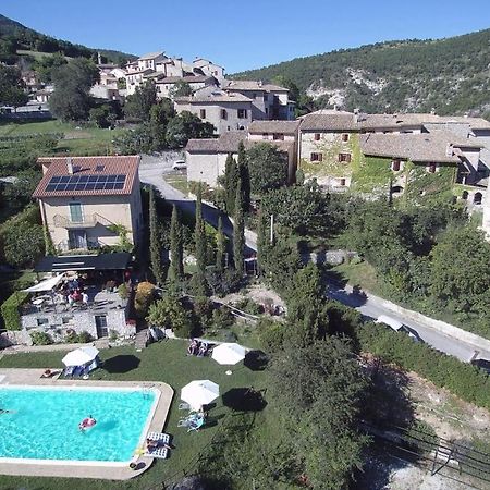 Agriturismo Roccagelli Vallo di Nera Kültér fotó