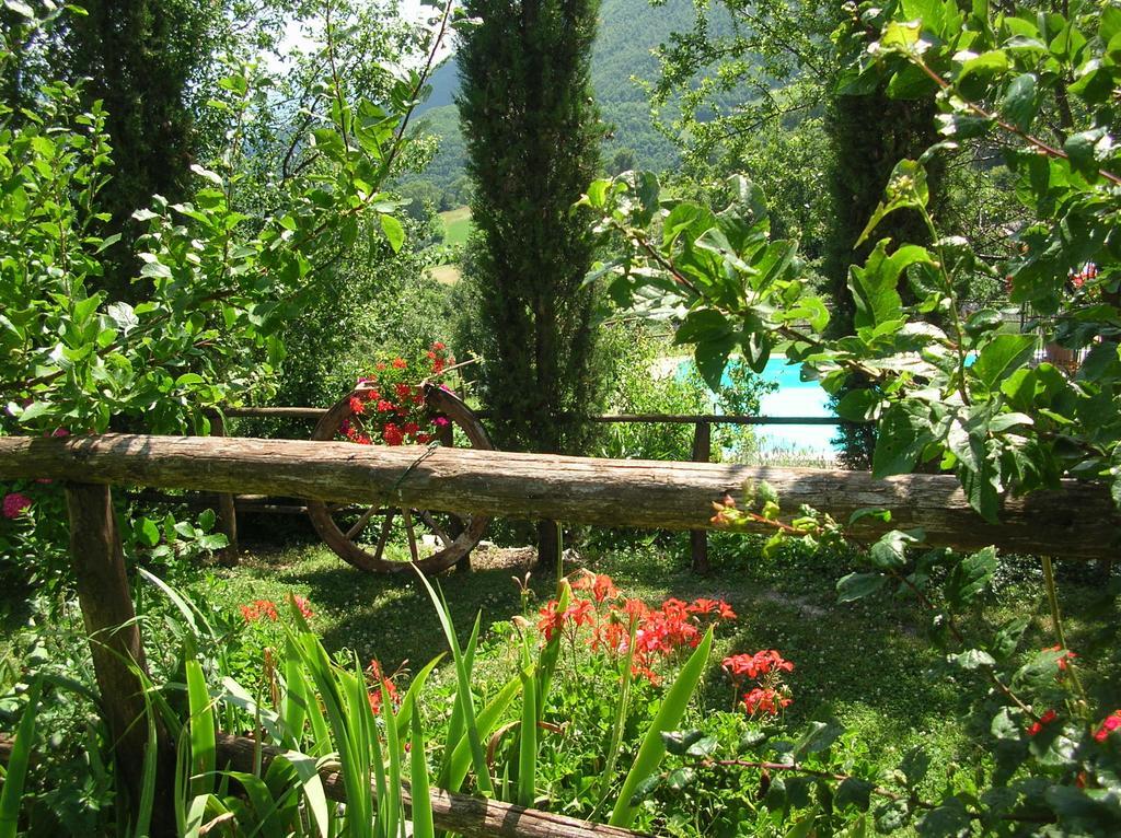 Agriturismo Roccagelli Vallo di Nera Kültér fotó