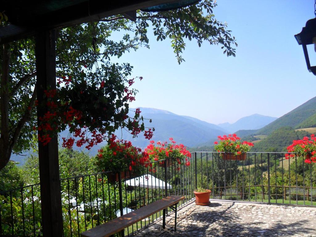 Agriturismo Roccagelli Vallo di Nera Kültér fotó