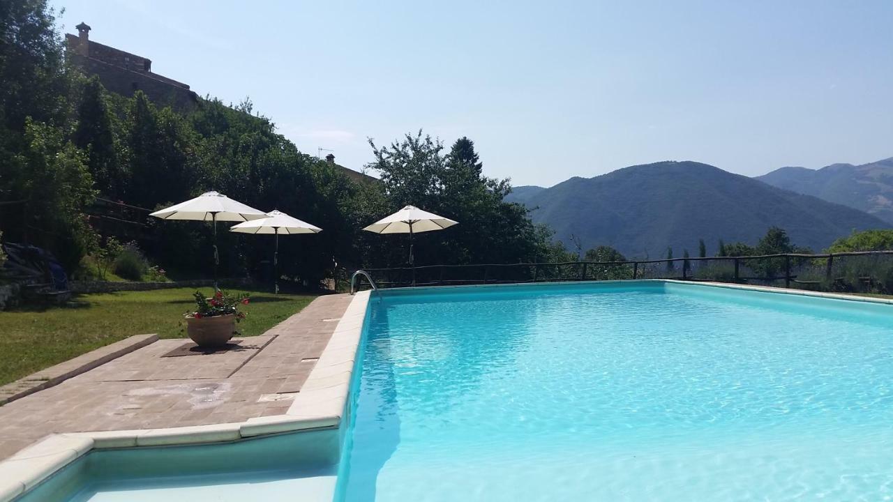 Agriturismo Roccagelli Vallo di Nera Kültér fotó